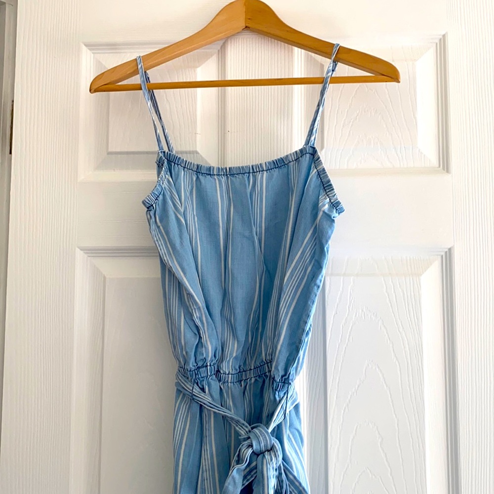 3 for $20 BB Dakota blue Chambray maxi dress, sundress, cute, comfy 👗 EUC 💕